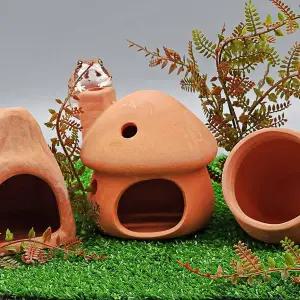 TBZ 파충류 수조 수족관 어항 은신처 사육장 장식 동굴