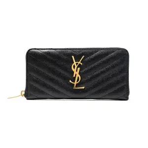 모노그램 지퍼 어라운드 여성 장지갑 358094-BOW01-1000