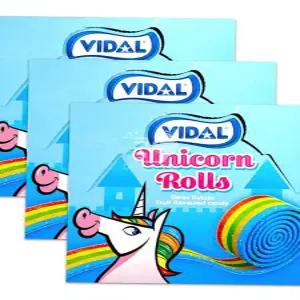 유니콜 비달 유니콘롤스 젤리 (24개입) 3곽 456g