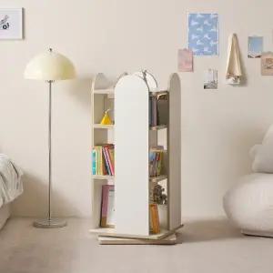 공간활용 좋은 책정리 회전형 책장 3단 P0000BUJ