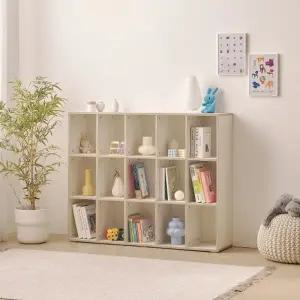 아이방 감성 교구 정리 수납 책장 3단 120cm P0000BRC