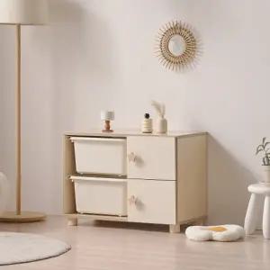 아이방,거실,침실 활용도 높은 바구니 수납장 80cm P0000CFG