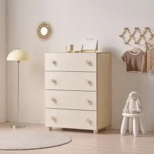 튼튼하고 실용적인 거실,침실용 수납 서랍장 4단 80cm P0000CES