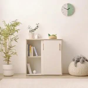 거실 주방 공간절약 슬라이딩 수납장 80cm P0000BRH