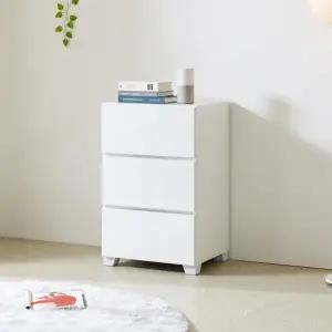 튼튼하고 실용적인 거실,침실용 수납 서랍장 3단 50cm P0000BUG
