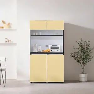 LED조명 로봇청소기 수납 주방 수납장 100cm P0000BTR