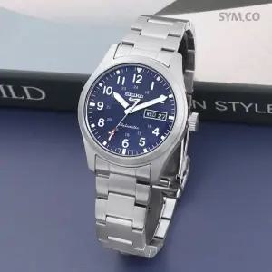 5 SRPG29K1 오토매틱 스포츠 블루 캘린더 남자 메탈 시계 d4