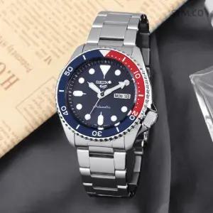 세이코5 SRPD53K1 오토매틱 사무라이펩시 아스트론 스모 캐쥬얼 남자 메탈 시계 d4