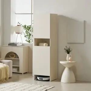 [인터데코]로봇청소기 충전과 수납 다용도 수납장 P0000CCP