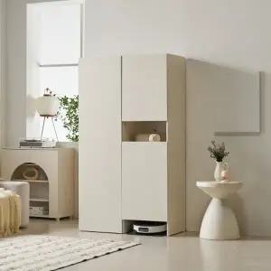 [인터데코]로봇청소기 충전과 수납 다용도 수납장 P0000CCQ