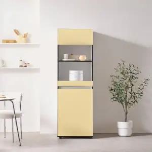 [인터데코]주방과 거실 정리를 위한 실용적 다용도 수납장 60cm P0000BTP