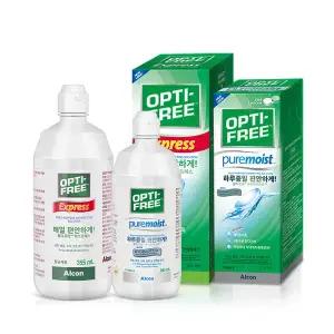 옵티프리 렌즈세척액 익스프레스 355ml + 퓨어모이스트 300ml