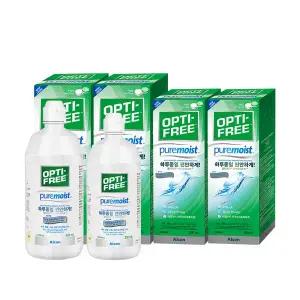 옵티프리 렌즈세척액 퓨어모이스트 420ml 2개 + 300ml 2개
