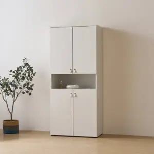 [인터데코]사무실,거실,서재 활용도 높은 다용도 수납장 80cm P0000BPE