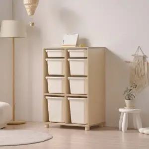 [인터데코]아이방,거실,침실 활용도 높은 바구니 수납장 72cm P0000CEU