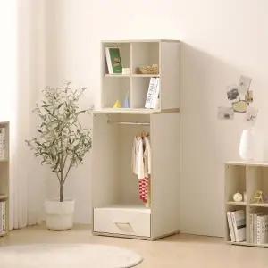 [인터데코]아이가 직접 사용하는 아이방 행거 옷장 60cm P0000BRS