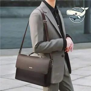 세련된 남성용 서류가방 플랩형 오피스 숄더백 여성이쁜백팩