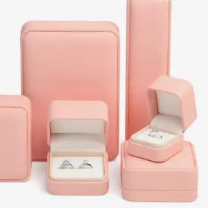 코랄 주얼리 형 목걸이(대) 핑크 케이스 하드 PU