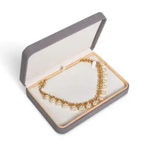 목걸이(대) 그레이 케이스 형 주얼리 머드 하드 PU