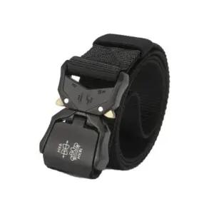 텍티컬벨트 군용벨트 아웃도어 버튼형 CROCO탄띠 택티컬벨트 블랙