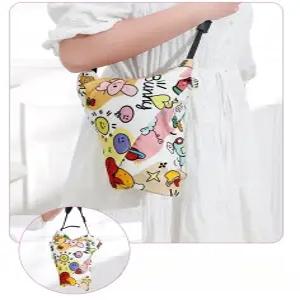 J2K 다용도 매직 보자기 찍찍이 파우치 테크랩 카메라 렌즈 보호 화장품 수납