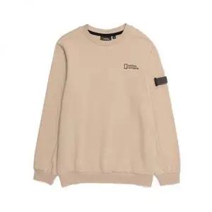 내셔널지오그래픽 키즈 N214KSW210 포셔 스페이스 아트웍 맨투맨기모 BEIGE 438436
