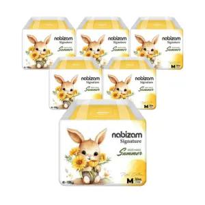 나비잠 기저귀 시그니처 썸머팬티 중형(M) 32매x6팩