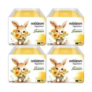 나비잠 기저귀 시그니처 썸머팬티 중형(M) 32매x4팩