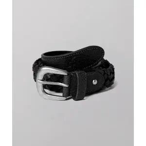 DICKIES 브레이디드 레더 벨트 Black 292870