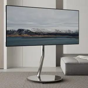 TV 스테인리스 미니멀 거치대 브래킷 지지대 탈착식