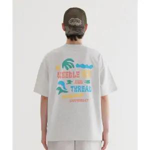 커버낫 쿨 코튼 두들 트로피컬 그래픽 티셔츠 Heather Gray CO2502ST50HG 964442