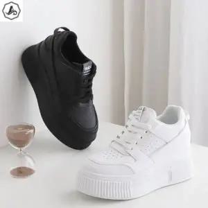 [애슬릿] 플랫폼 스니커즈 레이스업 굽높은 운동화 5cm