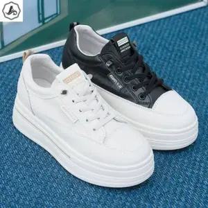 [애슬릿] 키높이 스니커즈 밴딩 끈없는 단화 운동화 5cm