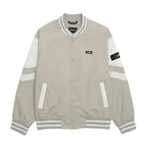 내셔널지오그래픽 N241MJP902 컬러 배색 바시티 자켓 OAK BEIGE 437937