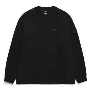 내셔널지오그래픽 우븐 배색 포인트 디자인물 맨투맨 N241USW230 449339