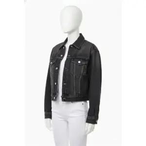 캘빈클라인 진 여성 90 s 블랙진 데님 트러커 자켓재킷 47B741G 384381