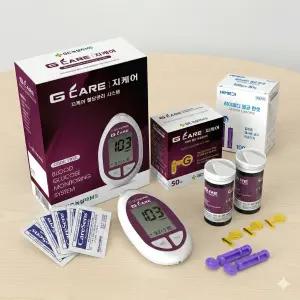 녹십자 당뇨체크기 자가혈당측정기 혈당검사기