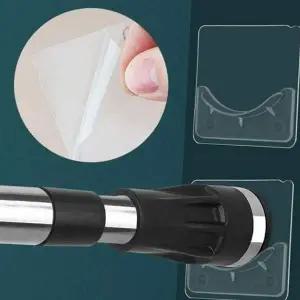 고정 압축봉 홀더 봉부착 봉홀더 무타공 커튼 압축봉부착 벽고정