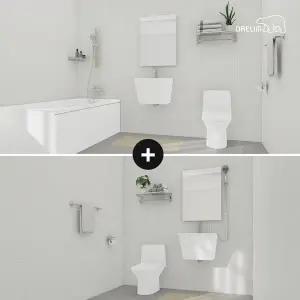 대림바스 데일리 라이트그레이 거실욕실+소형욕실 리모델링