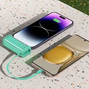 보조배터리 캡슐형 미니 대용량 충전기 컴팩트사이즈