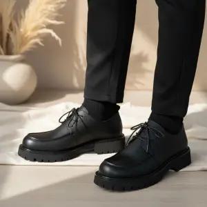 [옷자락]남성 일상 비즈니스 무광 더비 슈즈