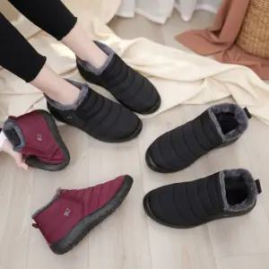 [옷자락]남녀공용 방수털내장 슬립온 겨울방한패딩