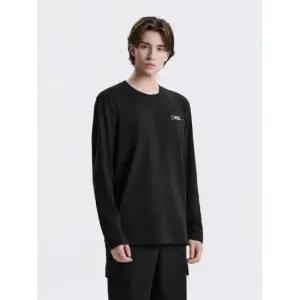내셔널지오그래픽 N253UTS910 팔코 스몰로고 긴팔 티셔츠 BLACK 358018