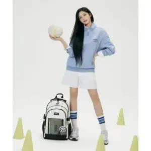 내셔널지오그래픽 [이서 ]N261USW922 론트라 그래픽 세미오버핏 하프집업 맨투맨 GBLUE 448431