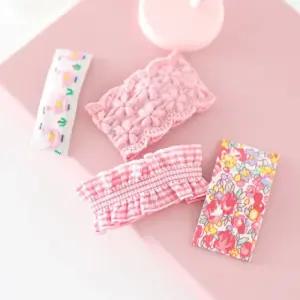 옆집샵 핑크 홀릭 똑딱핀 머리핀 세트 러블리한 감성을 듬뿍 담은 핑크 핀 4개 구성