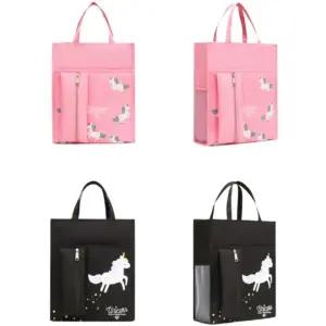 옆집샵 실내화 주머니 신발 가방 꿈과 희망을 담은 유니콘 패턴 초등학생 보조 가방