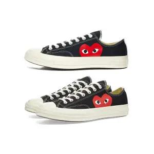 [꼼데가르송] 25SS 척테일러 컨버스 로우탑 블랙 AZ-K111-001-1