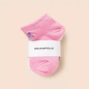 [국내정품] 빈폴키즈 베이직 메쉬 여름 발목 양말 5족 SET 라이트 핑크 키즈 아동 양말