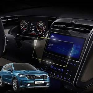 [셀러에이드]쏘렌토 MQ4 전용 네비게이션 보호필름 확장형필름 풀커버필름