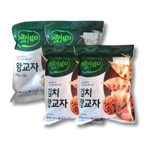 비비고 왕교자 1.05kg 2개 + 김치왕교자 1.05kg 2개